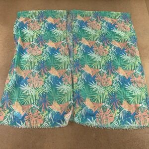 Styline Women's One Size Green Trpical Print Summer Kimono Swim Cover Up NWT